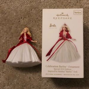 Celebration Barbie Ornament